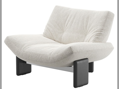 Cream Style Casual Chair Lamb Fleece Casual Chair Lamb Fleece Single Person Sofa Lamb Fleece Sofa Chair Sheep