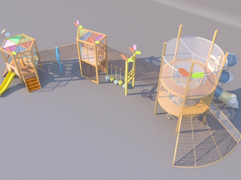 Modern children's amusement facilities