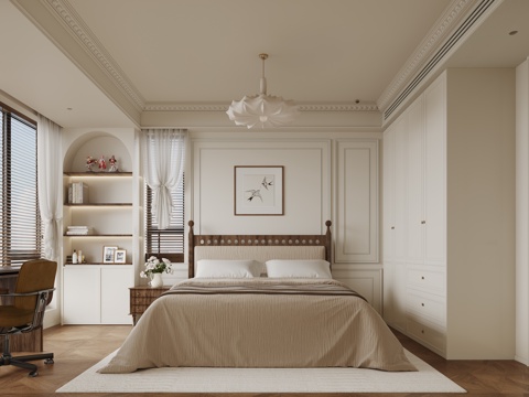 Cream French Style Bedroom