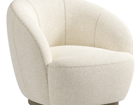 Modern Cream Style Club Armchair