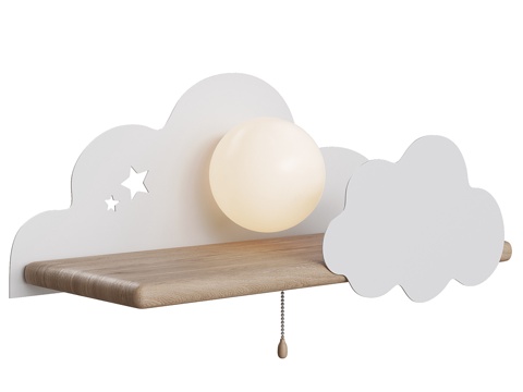 Cream Style wall lamp cloud wall lamp children's wall lamp kids Bedroom wall lamp decorative wall lamp art wall