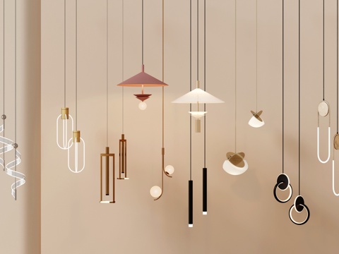 Modern small chandelier