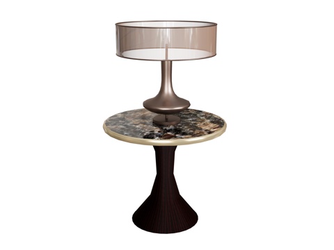 Coffee Table Side Table Low Table Table Lamp Stone Side Table