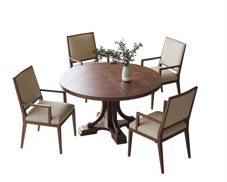 French Dining Table and Chair Round Dining Table Dining Chair Chair