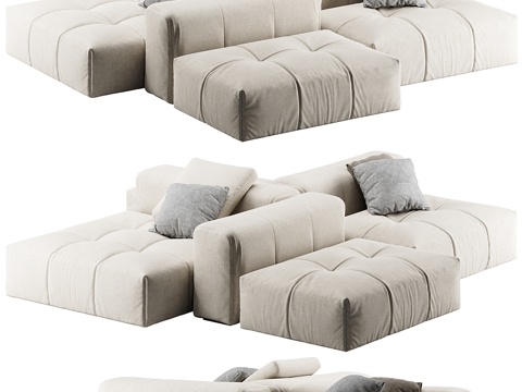 Modern Italian Pixel Combo Sofa