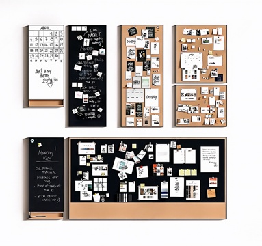 Modern Pendant Notes Wall