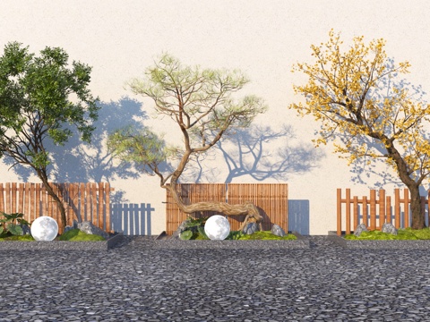 Modern landscape arbor