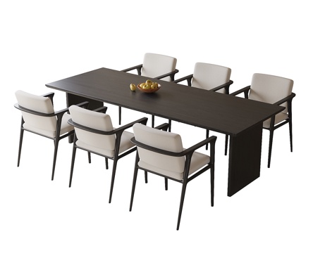 Modern Dining Table and Chair Combination Dining Chair