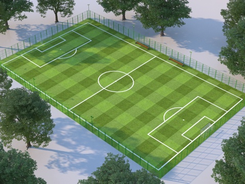 modern football stadium