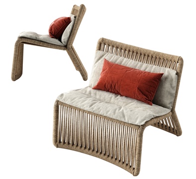 Quiet Wind Lounge Chair Quiet Wind Chair Homestay Single Chair Rattan Single Chair Rattan Leisure Chair Court