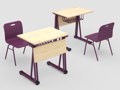 Modern Primary and Secondary School Desks and Chairs Learning Desk Writing Desk Training Desk