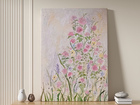 Modern, Simple, Oil Painting, Middle Aged, Decorative Painting