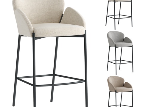 Modern Italian Melia Bar Chair