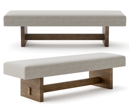 Modern Bench Sofa Bench Bed End Stool Fabric Bench