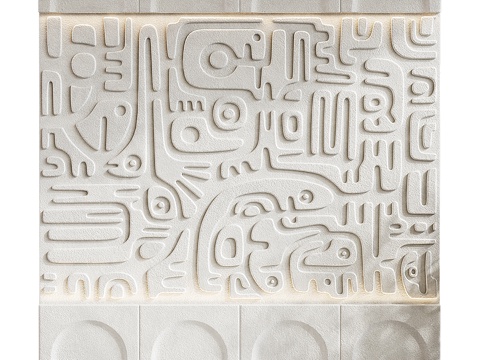 New Chinese-style embossed wall decoration