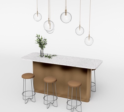 Modern Bar Chair Chandelier