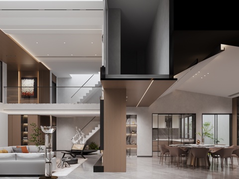 Modern Living&Dining Room