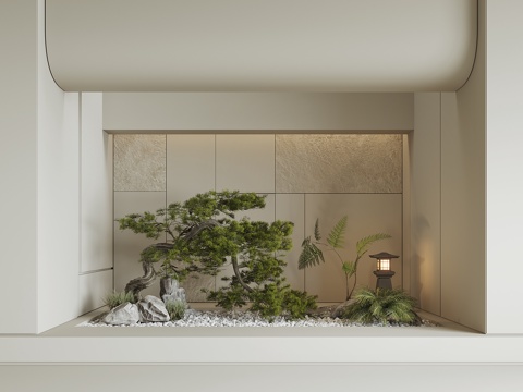 Modern indoor plant landscape