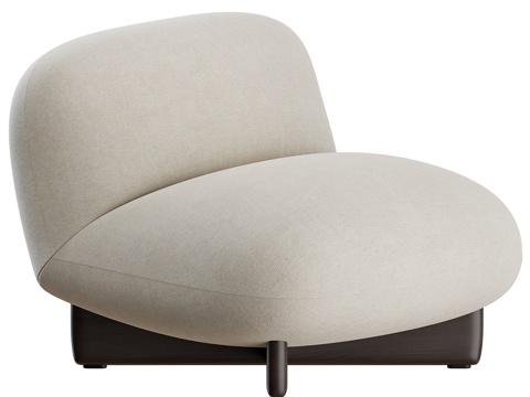 Modern cream style Hasu armchair