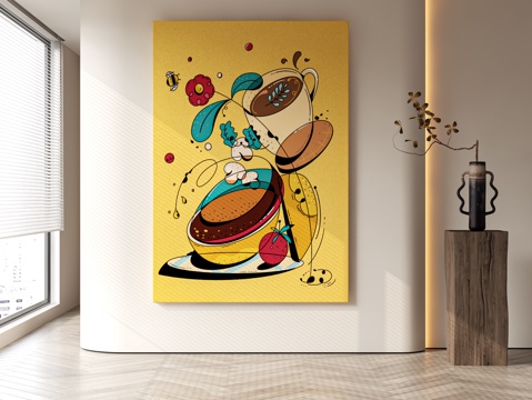 Modern style decorative painting