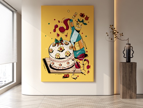 Modern style decorative painting