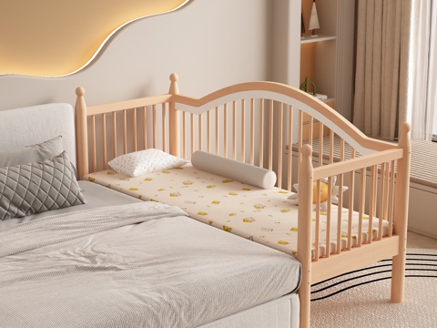 Splicing Bed kids Bed Guardrail Lifting Bed Crib kids Bedroom Children's Bedroom