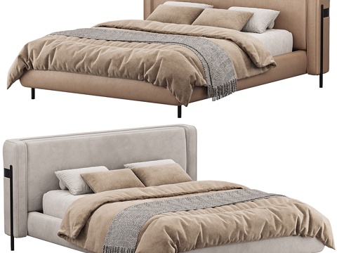 New Chinese FEVA Leather Fabric Double Bed