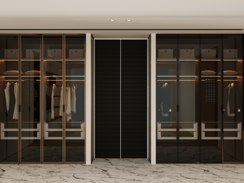 Modern Wardrobe Glass Wardrobe Finished Wardrobe Affordable Luxury Style Italian Wardrobe Cloakroom Wardrobe Wardrobe