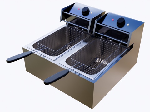 Modern fryer oil pan