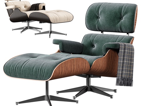 Modern Italian Eames Lounge Chair