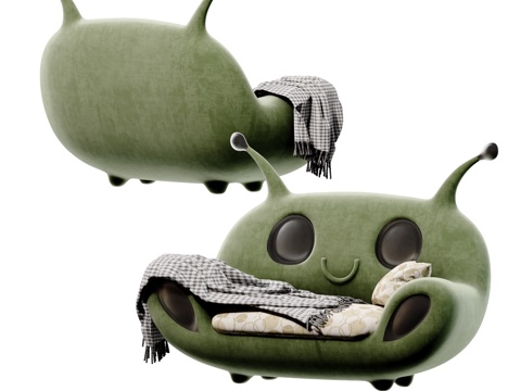 Modern children's cartoon shaped sofa