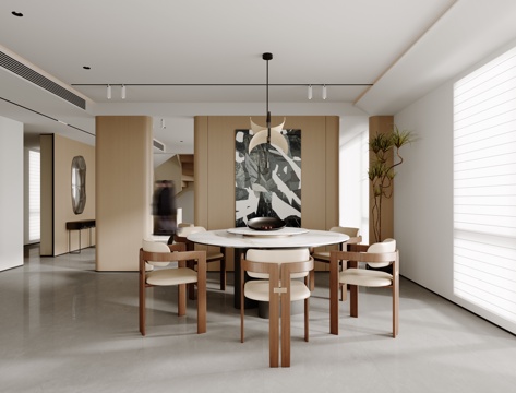 Modern Italian Villa DiningRoom