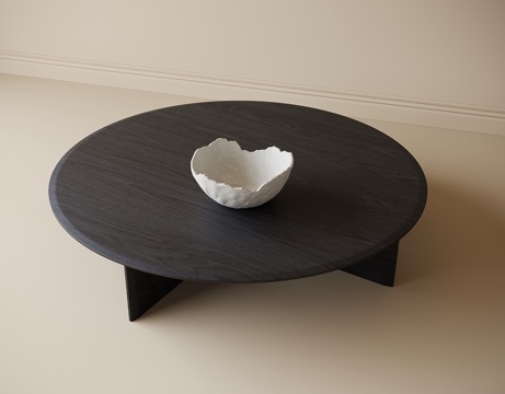 Modern round coffee table