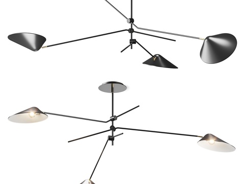 Modern metal decorative chandelier