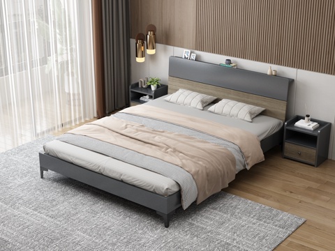 Affordable Luxury Style Double Bed