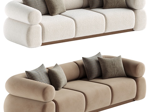 Modern Creamy Solene Combo Sofa