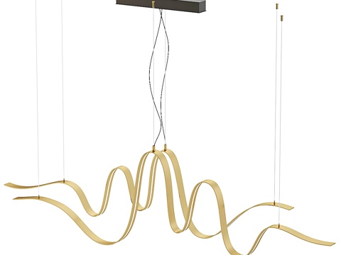 Modern Affordable Luxury Style Bissa Linear Decorative Chandelier