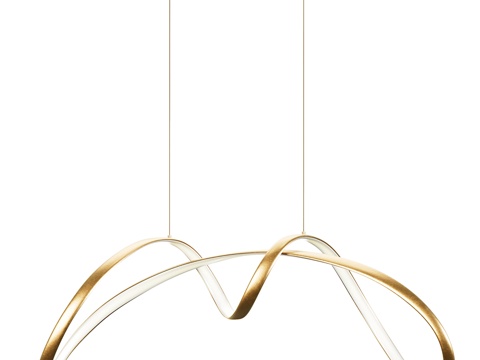 Modern Affordable Luxury Style Linear Decorative Chandelier