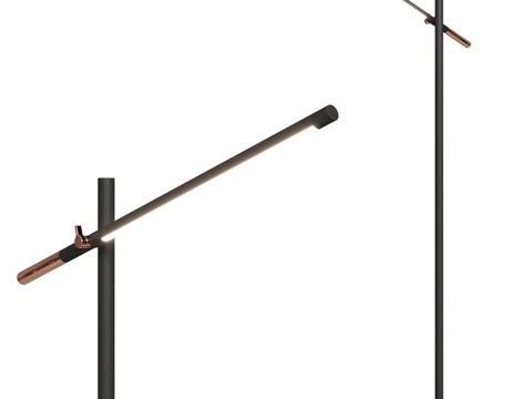 Valaisin modern minimalist floor lamp reading lamp strip floor lamp metal drop