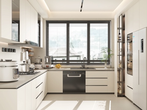 Modern Cream Kitchen