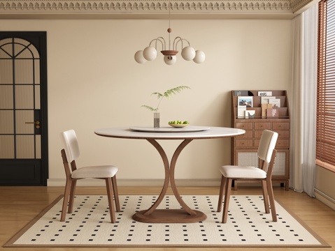 Mid-century Style DiningRoom Dining Table and Chair