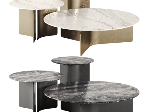 Coffee Table Combination Affordable Luxury Style Coffee Table Mother and Mother Coffee Table Marble Coffee Table Marble Side Table Round Table