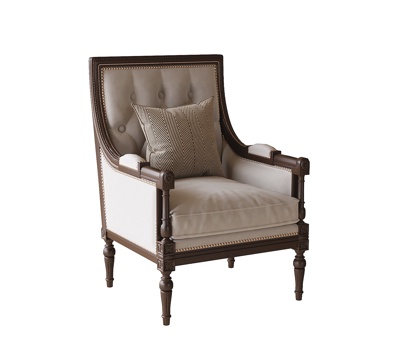 French Single Sofa Chair