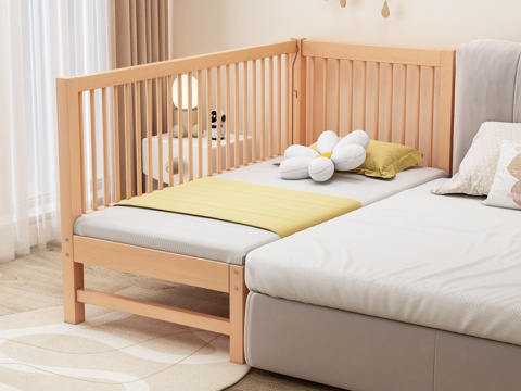 Splicing Bed kids Bed Guardrail Lifting Bed Crib kids Bedroom Children's Bedroom