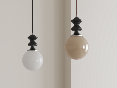 Bauhaus small ball chandelier