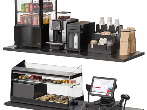 Modern cafe equipment