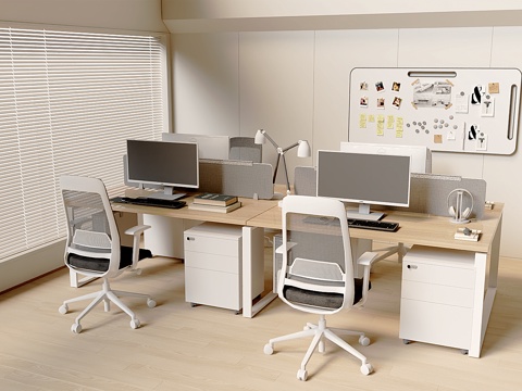 Modern Desk, Employee Workstation