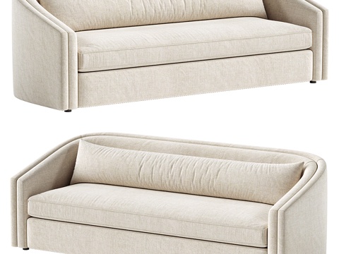 New Chinese-style Brielle fabric sofa