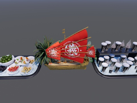 Sailing Dishes Ornaments