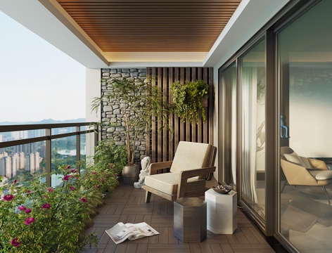 Modern Balcony Garden